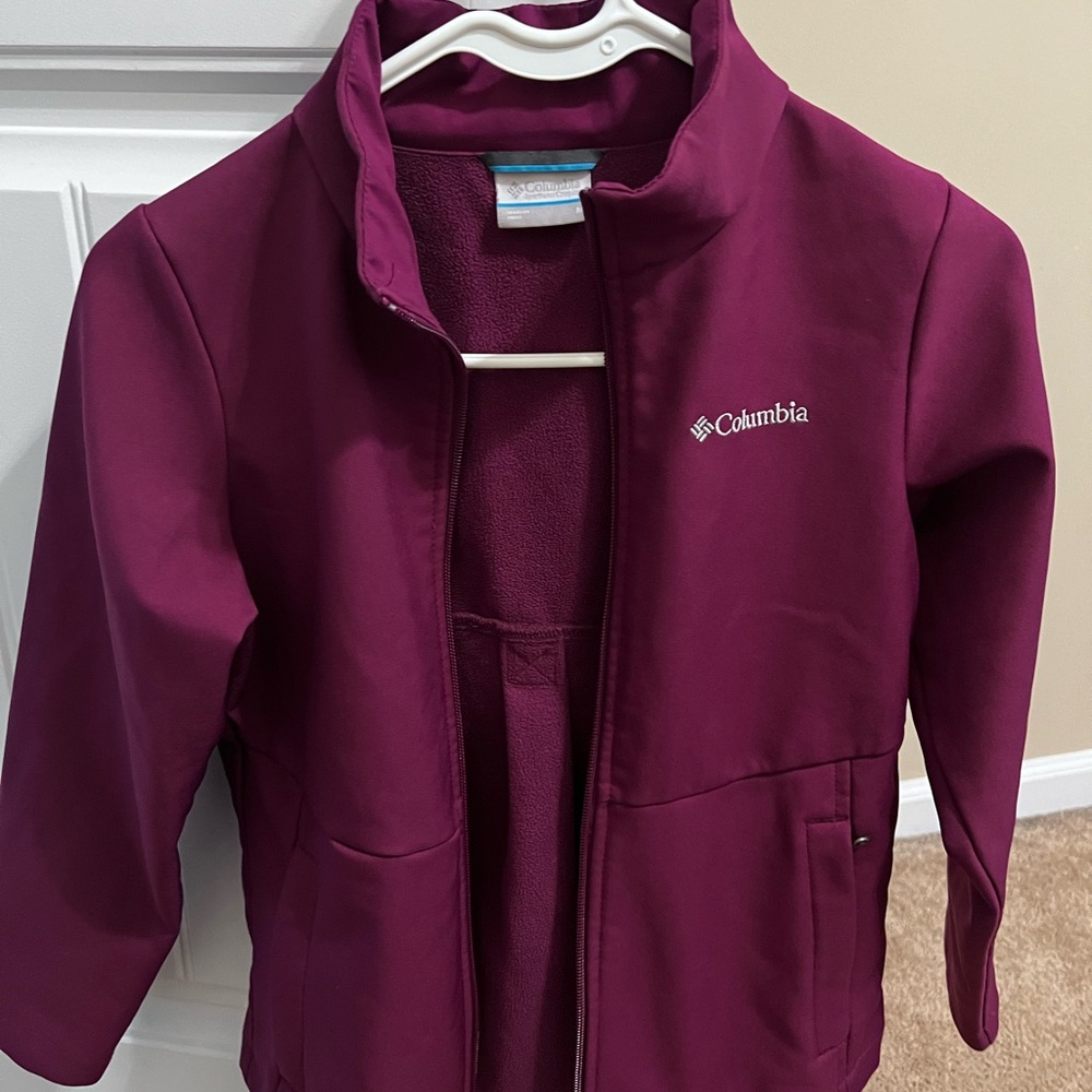 Columbia Kids' Maroon Raincoat